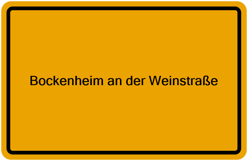 Handelsregisterauszug Bockenheim an der Weinstraße